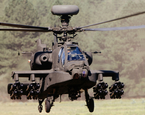 资料图:AH-64D型阿帕奇武装直升机 资料图:AH-64D型阿帕奇武装直升机